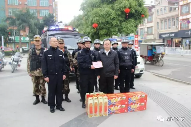 [春节我在岗上]靖西警察蜀黍是这样过年的，请看... - 靖西市·靖西网