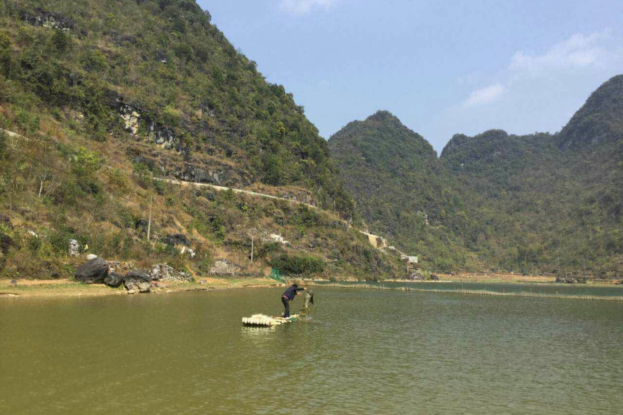 果乐乡连境湖，靖西市唯一地图上标注的天然湖。 - 靖西市·靖西网