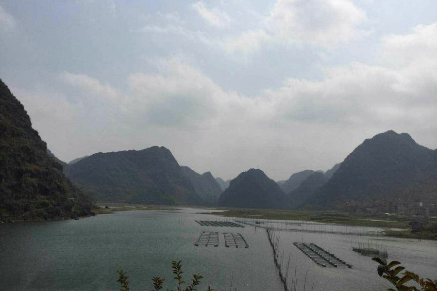 果乐乡连境湖，靖西市唯一地图上标注的天然湖。 - 靖西市·靖西网