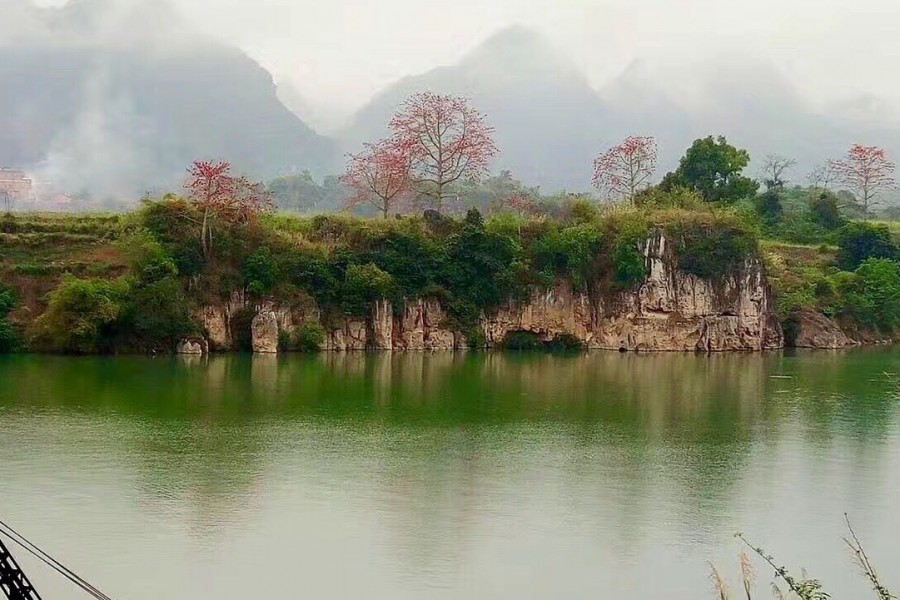 群山雾海，左江春色。 - 靖西市·靖西网