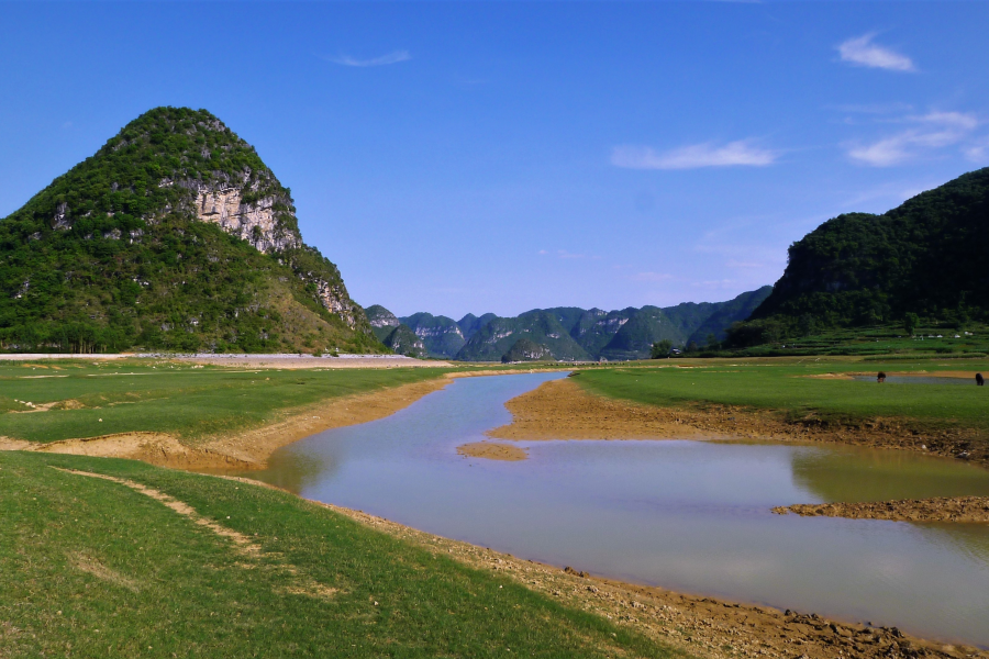 靖西渠洋湖 ，百色第二大水库（原名：靖西巴蒙水库） - 靖西市·靖西网