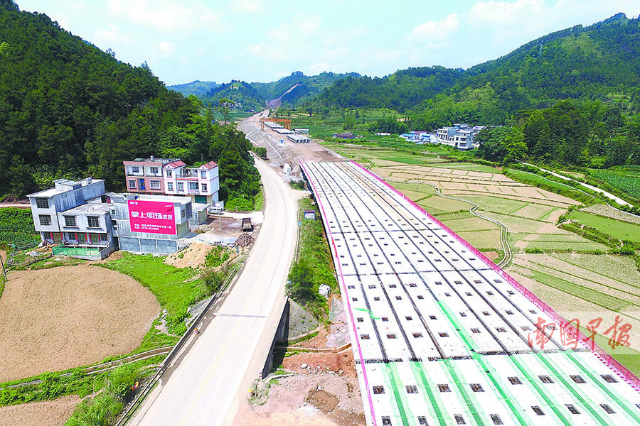 靖西到龙邦高速路预计2018年6月建成通车(图) - 靖西市·靖西网