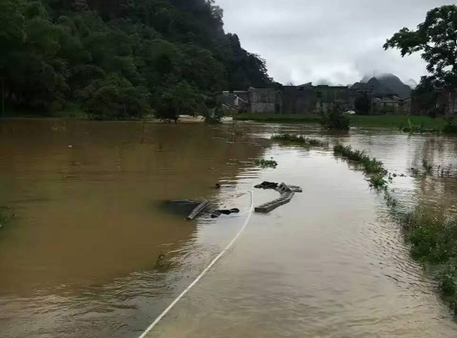 近日，靖西连续降雨，多地出现不同程度的灾害 - 靖西市·靖西网