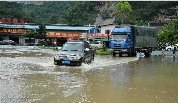 近日，靖西连续降雨，多地出现不同程度的灾害 - 靖西市·靖西网