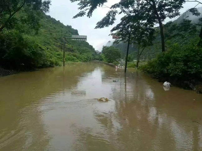 近日，靖西连续降雨，多地出现不同程度的灾害 - 靖西市·靖西网