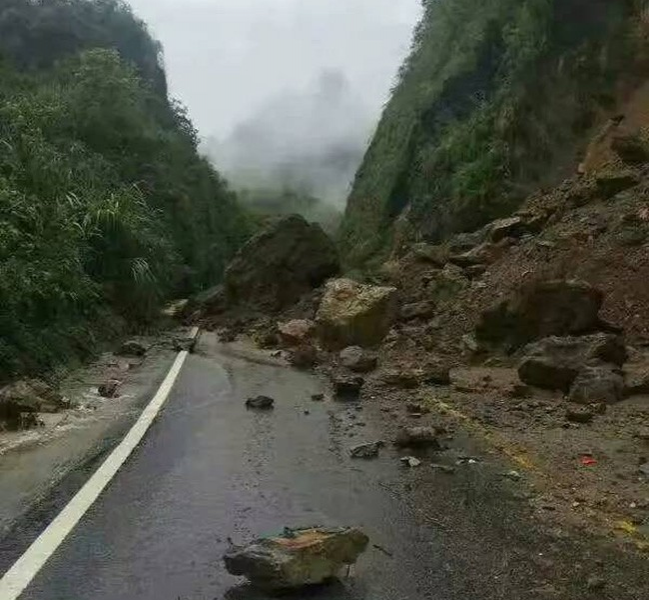 近日，靖西连续降雨，多地出现不同程度的灾害 - 靖西市·靖西网