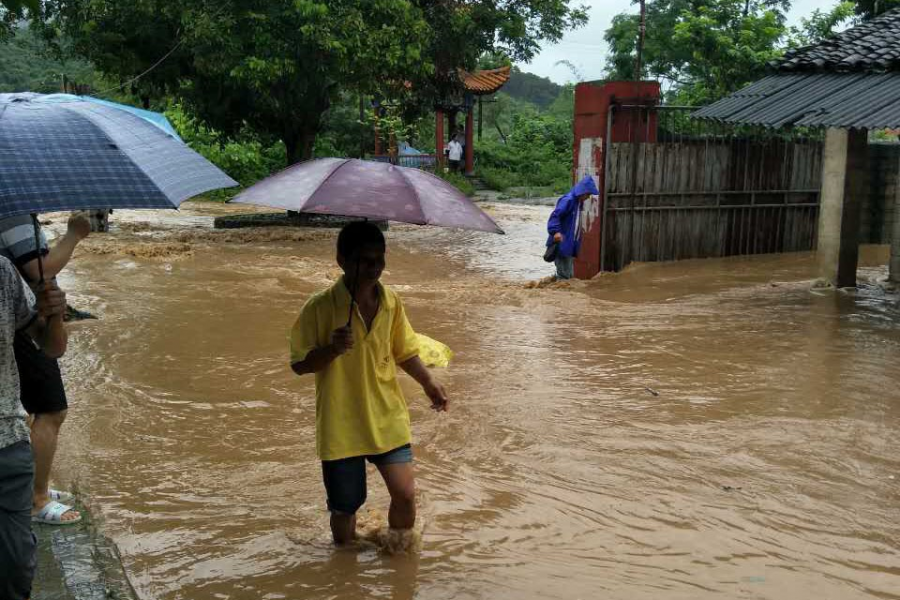 近日，靖西连续降雨，多地出现不同程度的灾害 - 靖西市·靖西网