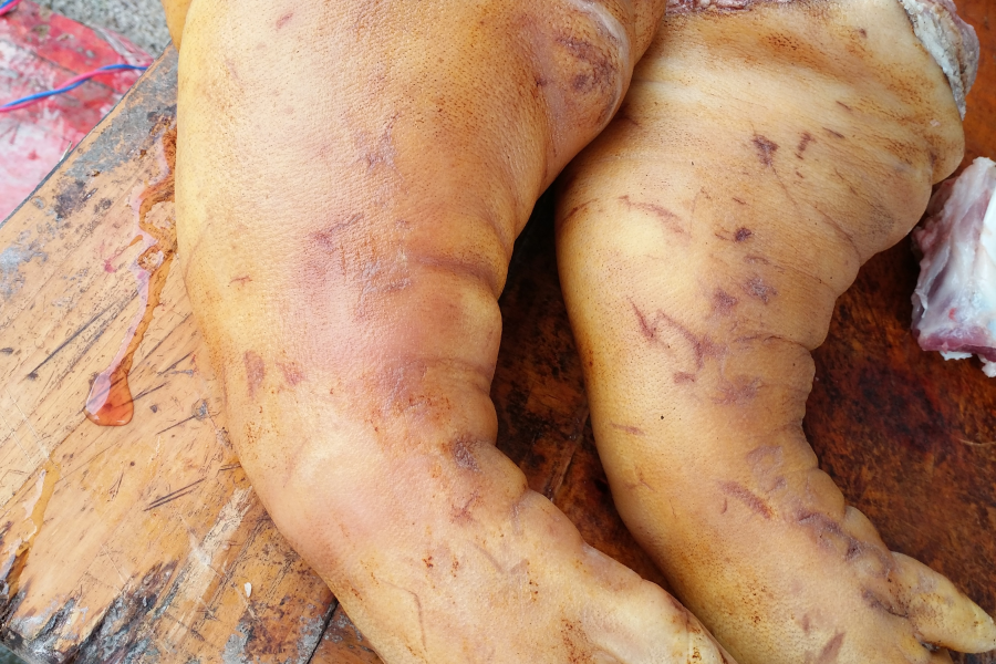 正宗本地农村散养土猪肉 - 靖西市·靖西网