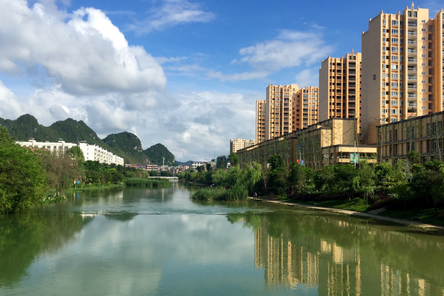 浪漫的夏季_靖西龙潭河岸景色。 - 靖西市·靖西网