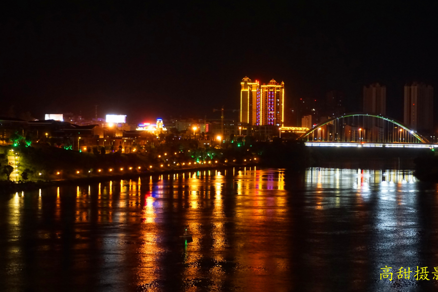 百色沙滩公园夜景 - 靖西市·靖西网