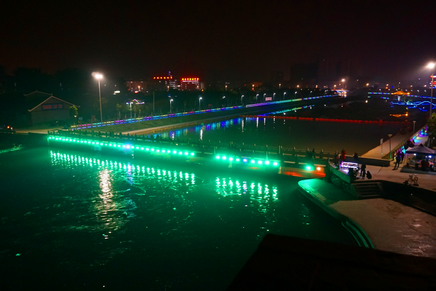 百色沙滩公园夜景 - 靖西市·靖西网