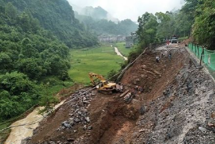 那坡至靖西二级路百大村路段有望国庆节前恢复通车 - 靖西市·靖西网