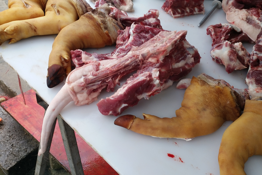 正宗本地农村散养土猪肉 - 靖西市·靖西网