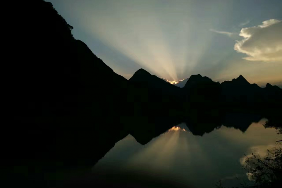 望得见山 看得见水 才能记得住乡愁  致罗隆小坡江 - 靖西市·靖西网