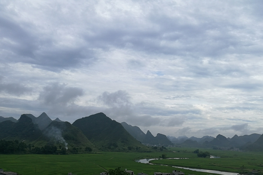 望得见山 看得见水 才能记得住乡愁  致罗隆小坡江 - 靖西市·靖西网