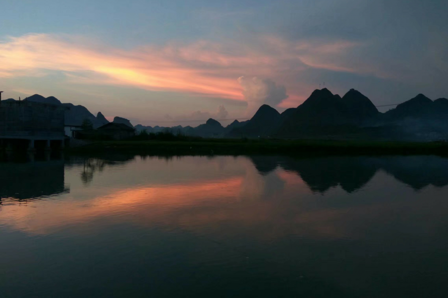 望得见山 看得见水 才能记得住乡愁  致罗隆小坡江 - 靖西市·靖西网
