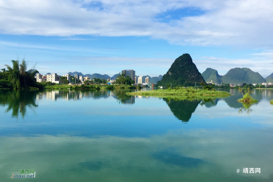 清秋明山色，艳阳丽湖光。 - 靖西市·靖西网