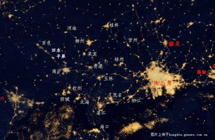 谷歌地图歧视靖西？夜间地图竟然找不到大靖西！ - 靖西市·靖西网