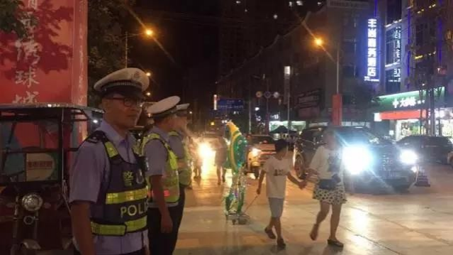靖西全警出动保中秋国庆平安！ - 靖西市·靖西网