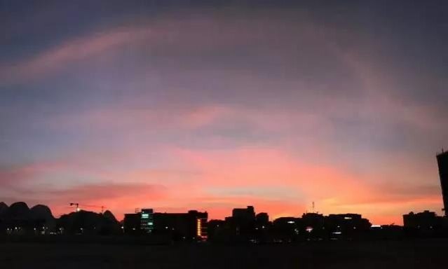 【视频】靖西火烧云，美的不一般！！！ - 靖西市·靖西网