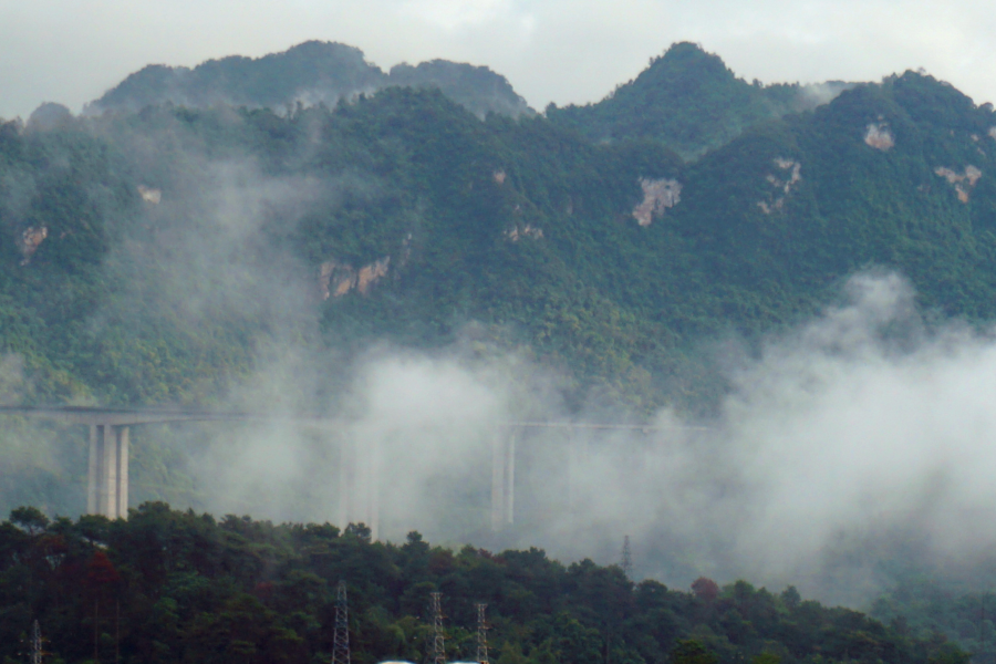 雨后的靖西湖润三叠岭 - 靖西市·靖西网