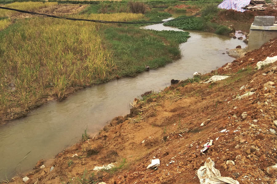 城北加油站斜对面,这段河道何时得到整修 - 靖西市·靖西网