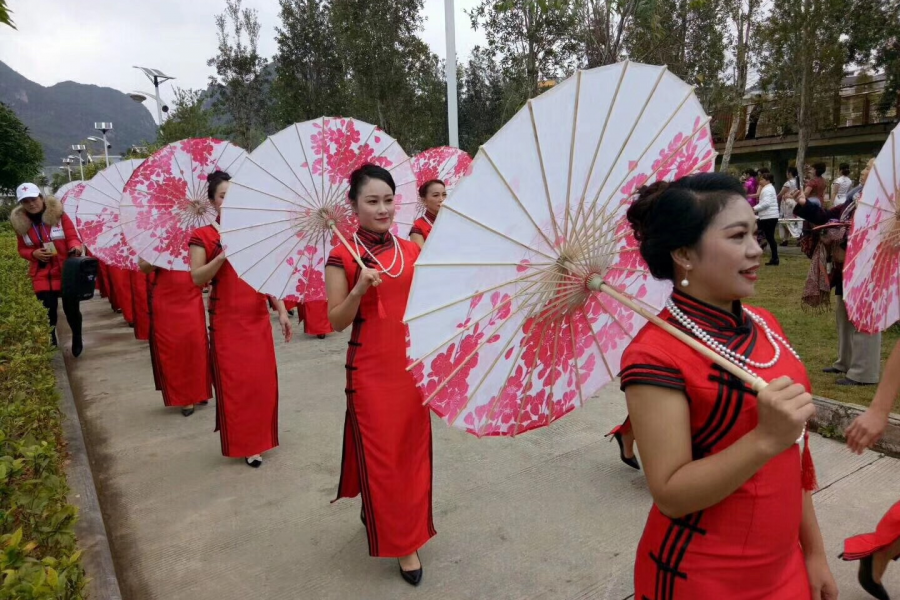 靖西市旗袍走秀 - 靖西市·靖西网