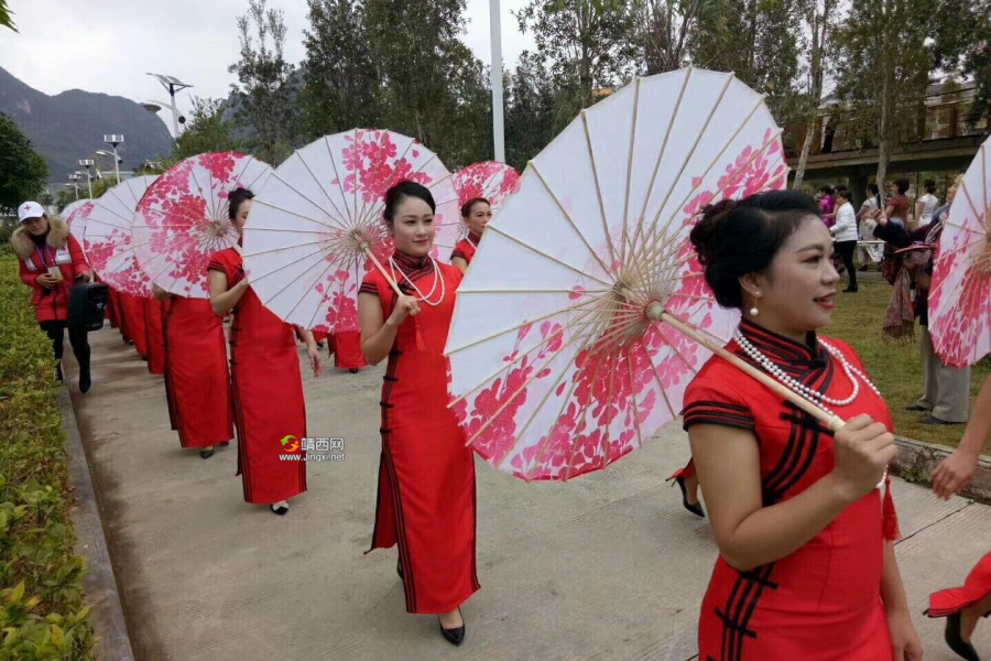 靖西市旗袍走秀 - 靖西市·靖西网