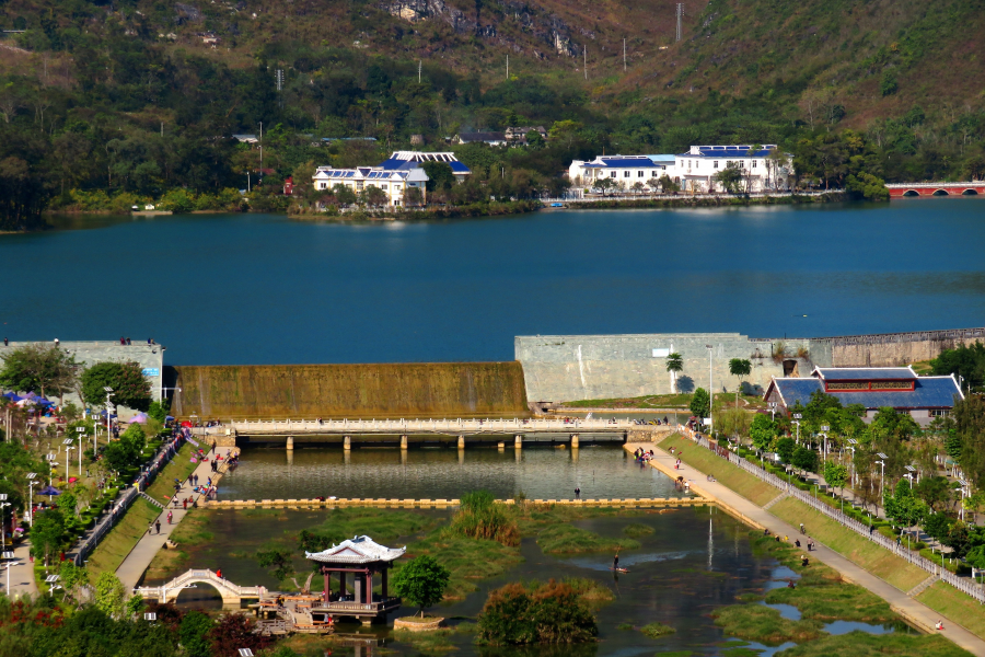 新鲜出炉，靖西市龙潭湿地公园冬景。 - 靖西市·靖西网