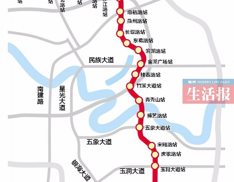 南宁地钱二号即将开通运行 - 靖西市·靖西网