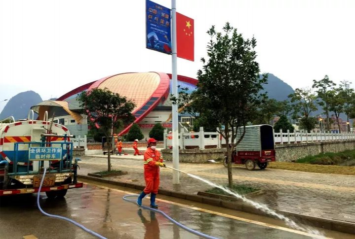 漂亮！靖西体育馆变这么美了…… - 靖西市·靖西网