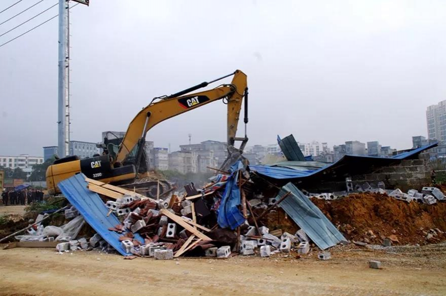 靖西强拆违建，打响2018年“两违”整治第一炮！ - 靖西市·靖西网