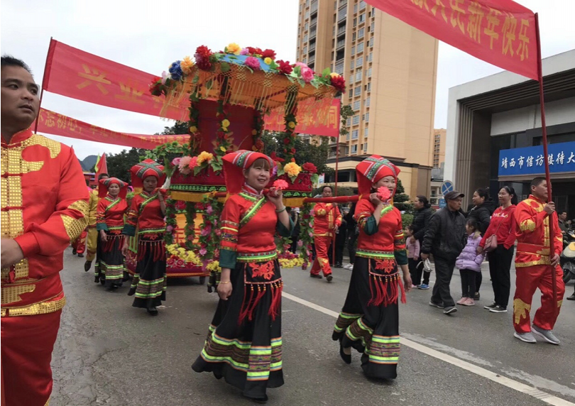 又是一年一度靖西迎春民俗大展演，2018是展示靖西壮族魅力服饰么 - 靖西市·靖西网