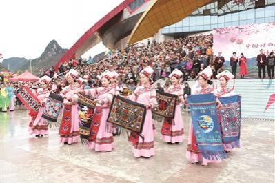 靖西：民俗文化旅游节巡游活动闹新春 - 靖西市·靖西网