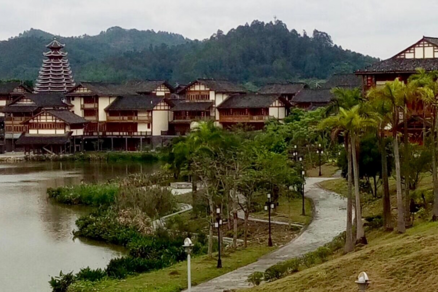 绿城相思湖风雨桥 - 靖西市·靖西网