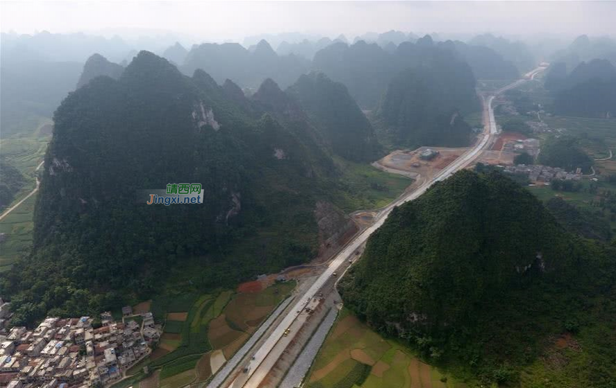 中越边境靖西至龙邦高速公路有望年底通车 - 靖西市·靖西网