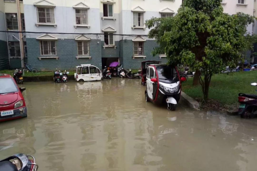 靖西开启“开船”模式，持续降雨致多处地方积水严重! - 靖西市·靖西网