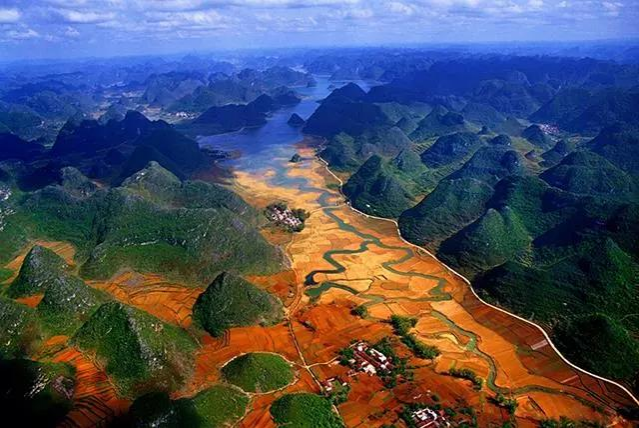 靖西县渠洋湖是广西一处深藏不露、不太为人熟知的绝世美景 - 靖西市·靖西网