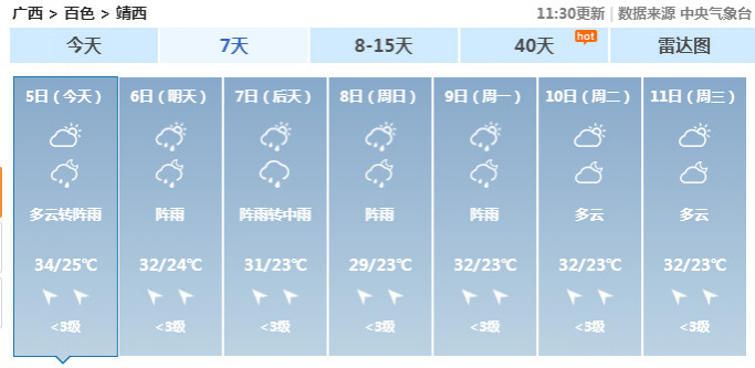 雨去哪里了？ - 靖西市·靖西网