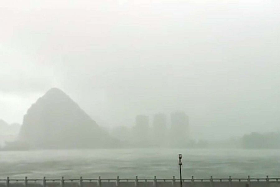 暴雨袭击，龙潭惊现大海景观~~~ - 靖西市·靖西网