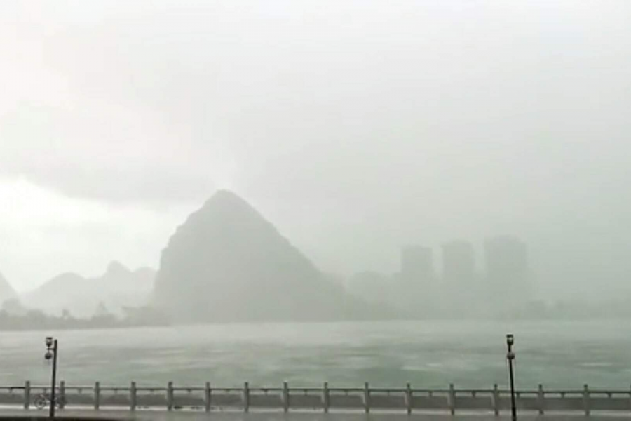 暴雨袭击，龙潭惊现大海景观~~~ - 靖西市·靖西网