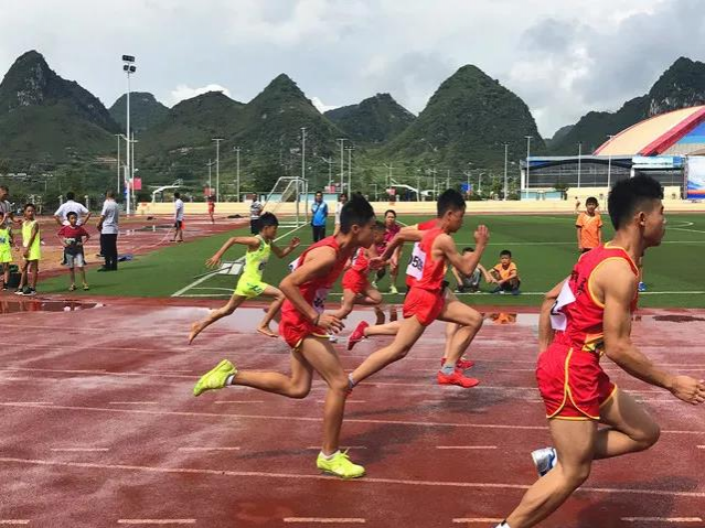 今天百色市第五届运动会少年组比赛在靖西市正式开赛（附现场花絮）！ - 靖西市·靖西网