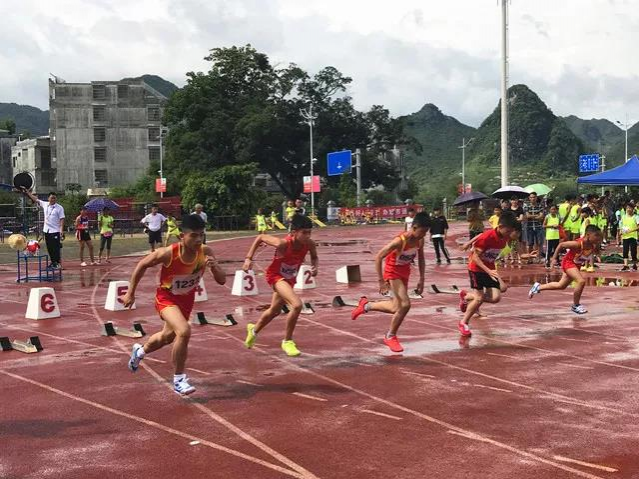 今天百色市第五届运动会少年组比赛在靖西市正式开赛（附现场花絮）！ - 靖西市·靖西网