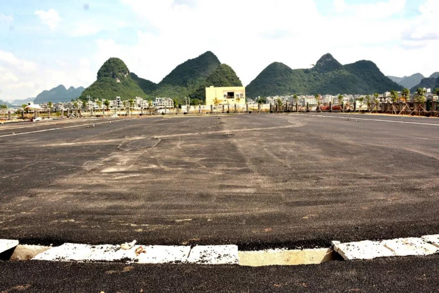 靖西第七小学的工程建设如火如荼进行中······· - 靖西市·靖西网