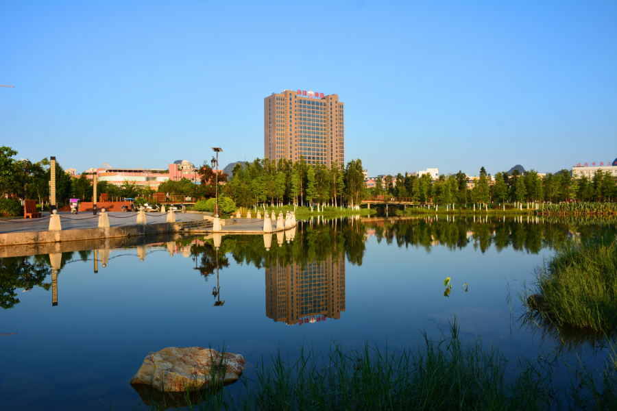 龙潭河的夏日之晨 - 靖西市·靖西网