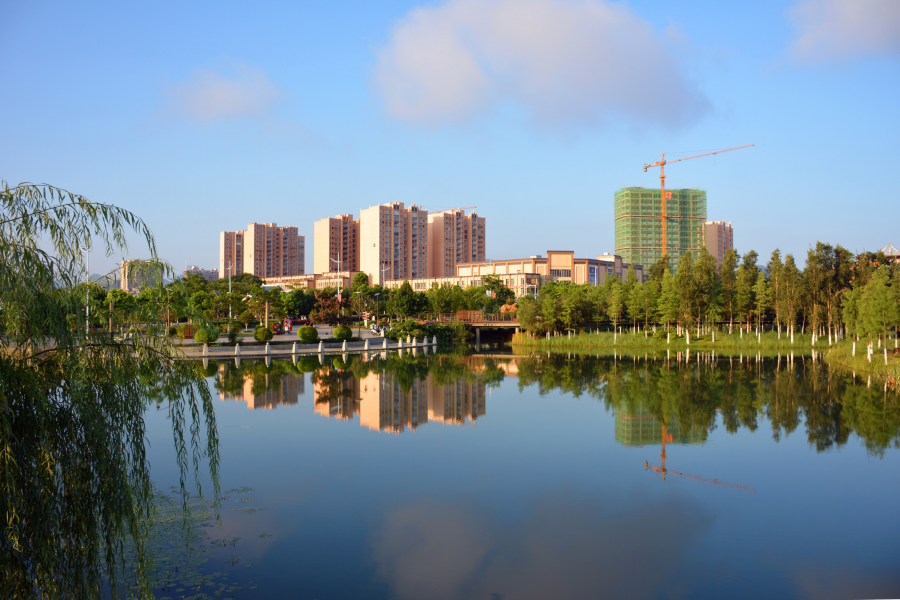 龙潭河的夏日之晨 - 靖西市·靖西网