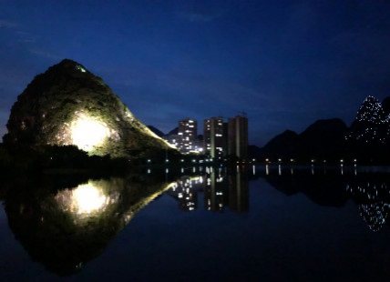 龙潭夜景，格外迷人 - 靖西市·靖西网