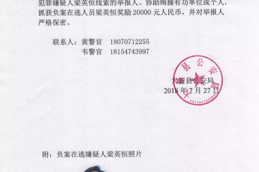 靖西人注意，发现这8个人立即报警，警方重金悬赏！ - 靖西市·靖西网