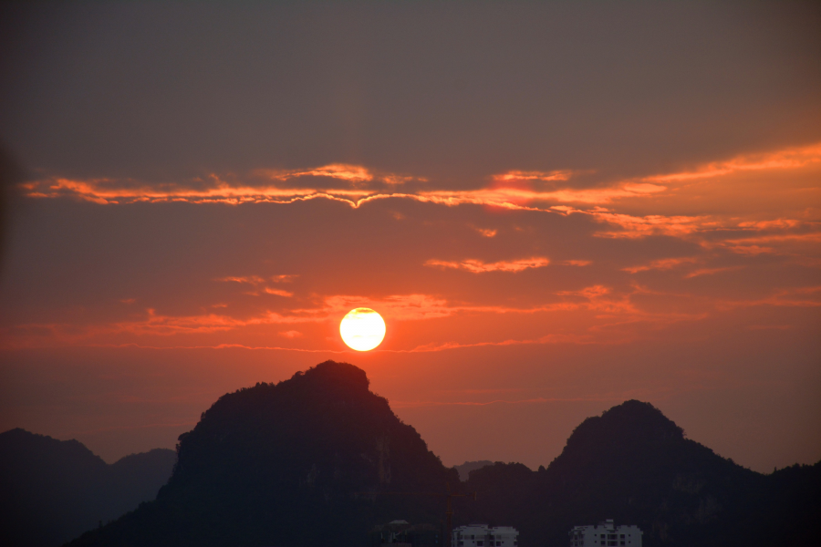 太极山上看日出 - 靖西市·靖西网