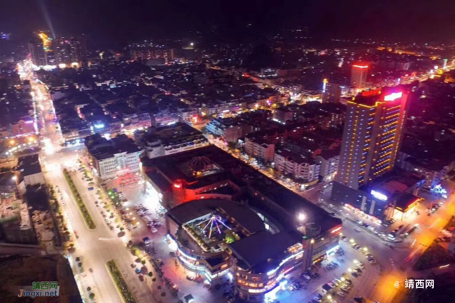 灯光璀璨，美丽靖西 - 靖西市·靖西网